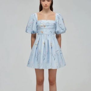 NWT Self Portrait Floral Mini Dress